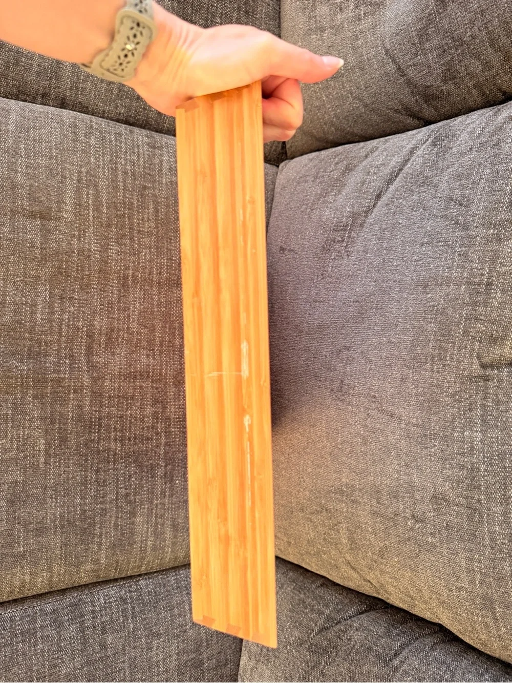 Bamboo Drawer Organizer Tray - Natural Wood Kitchen & Office Storage